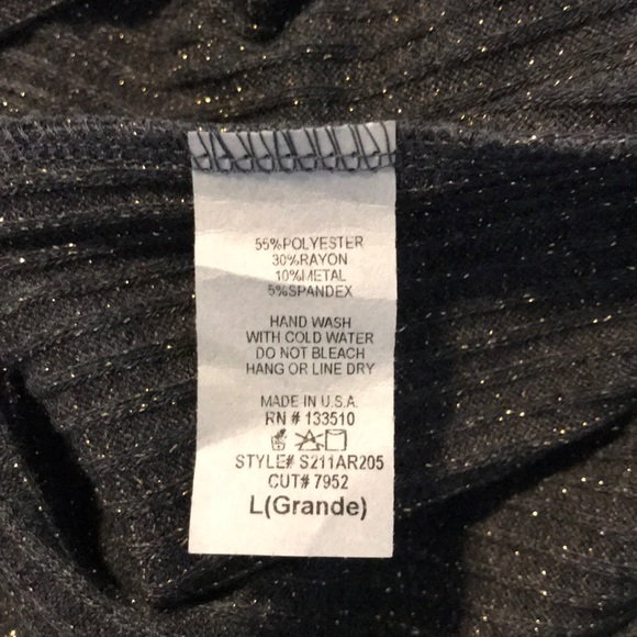 SWEET CLAIRE SPARKLING BROWN/GOLD PENCIL SKIRT - Picture 3 of 3